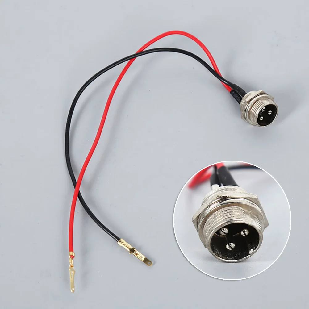 

Electric Scooter Charging Port 3Pin 2Wire Hoverboard Charging Cable For Hole Diameter 16mm Balance Car Electric Scooter