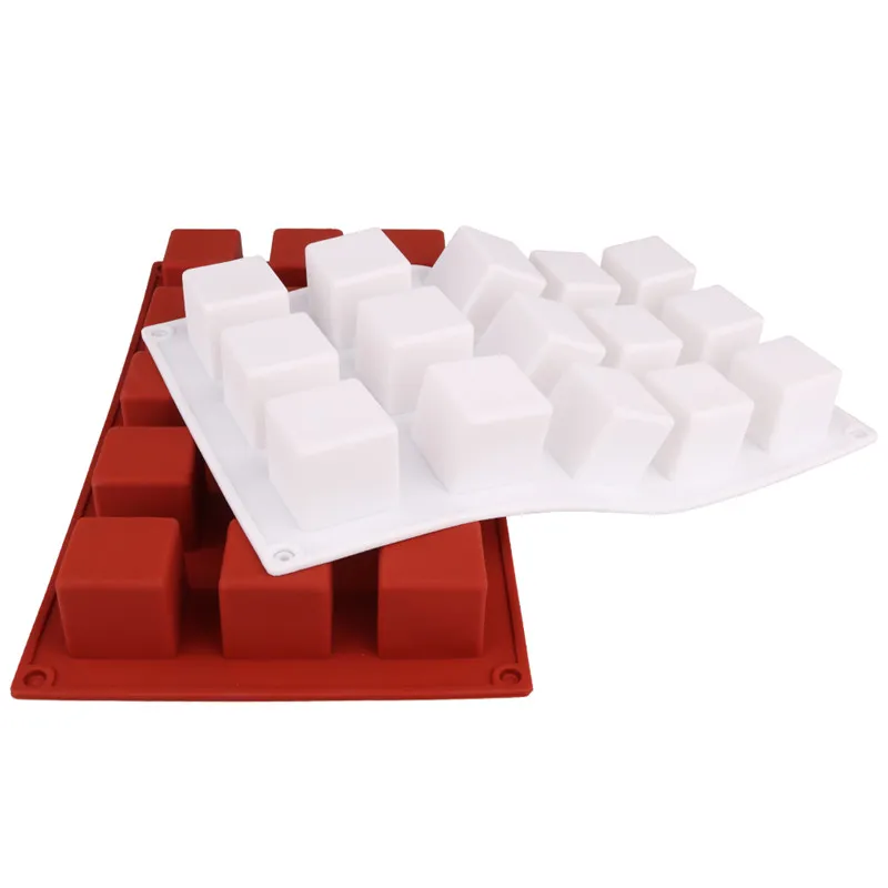 1 шт. магический куб квадрат силиконовая форма для торта кубика Рубика мусса