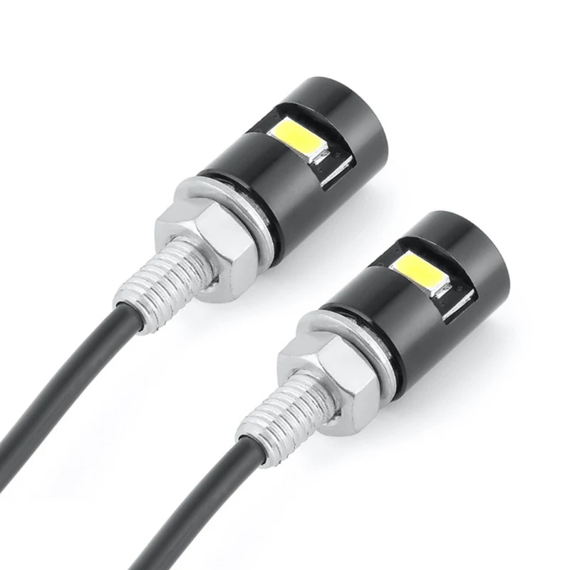 

2PCS Led License Plate Lights for Motorcycle 70CM Wired Motorcycle Light LED Signal Light Bulb Motocross SMD LED 12V Light Moto