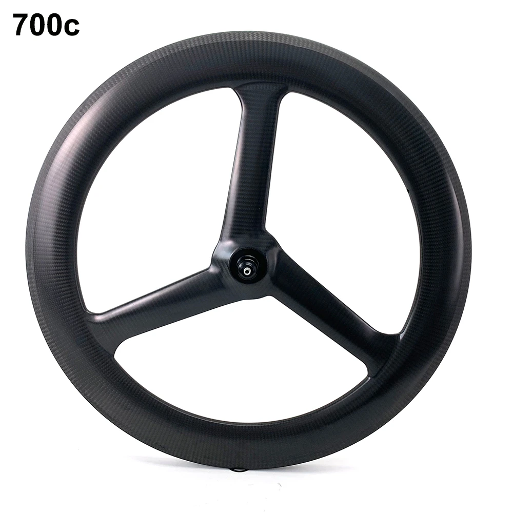 Колеса ELITEWHEELS 700c Crabon Tri спицевая колесная Тройная коляска трубчатая для