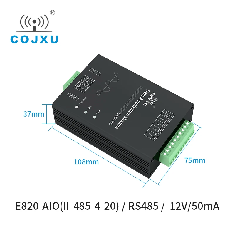 RS485 Modbus аналоговый сбор RTU 4-20mA беспроводной приемопередатчик RF модем E820-AIO(II-485-4-20