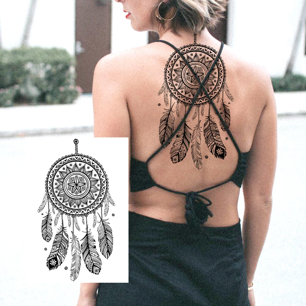 

Black 3D lion Temporary Tattoos For Men Women Realistic Fake Tatoos Sticker Waterproof Pencil Sketch Wolf Tattoo For Body Art