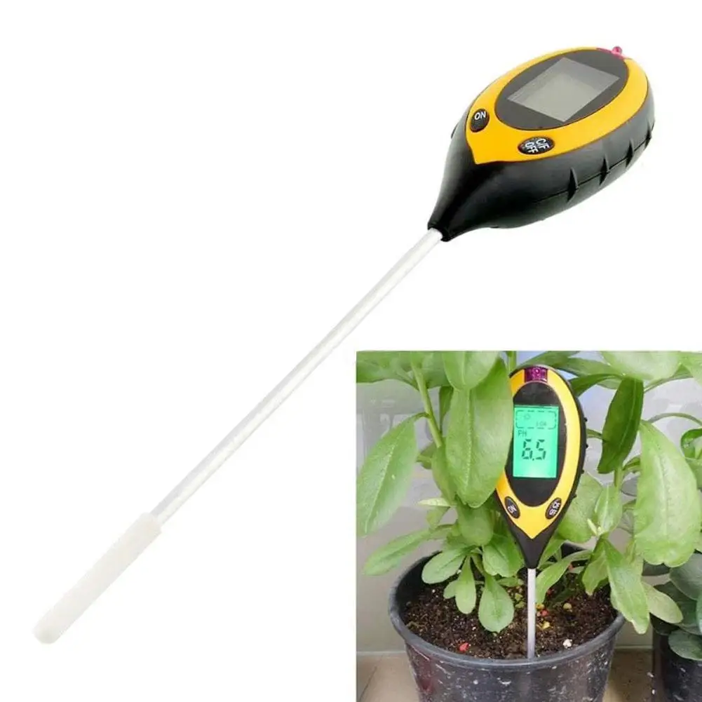 

Four In One Electronic PH Soil Tester Light Meter Temperature Humidity Meter