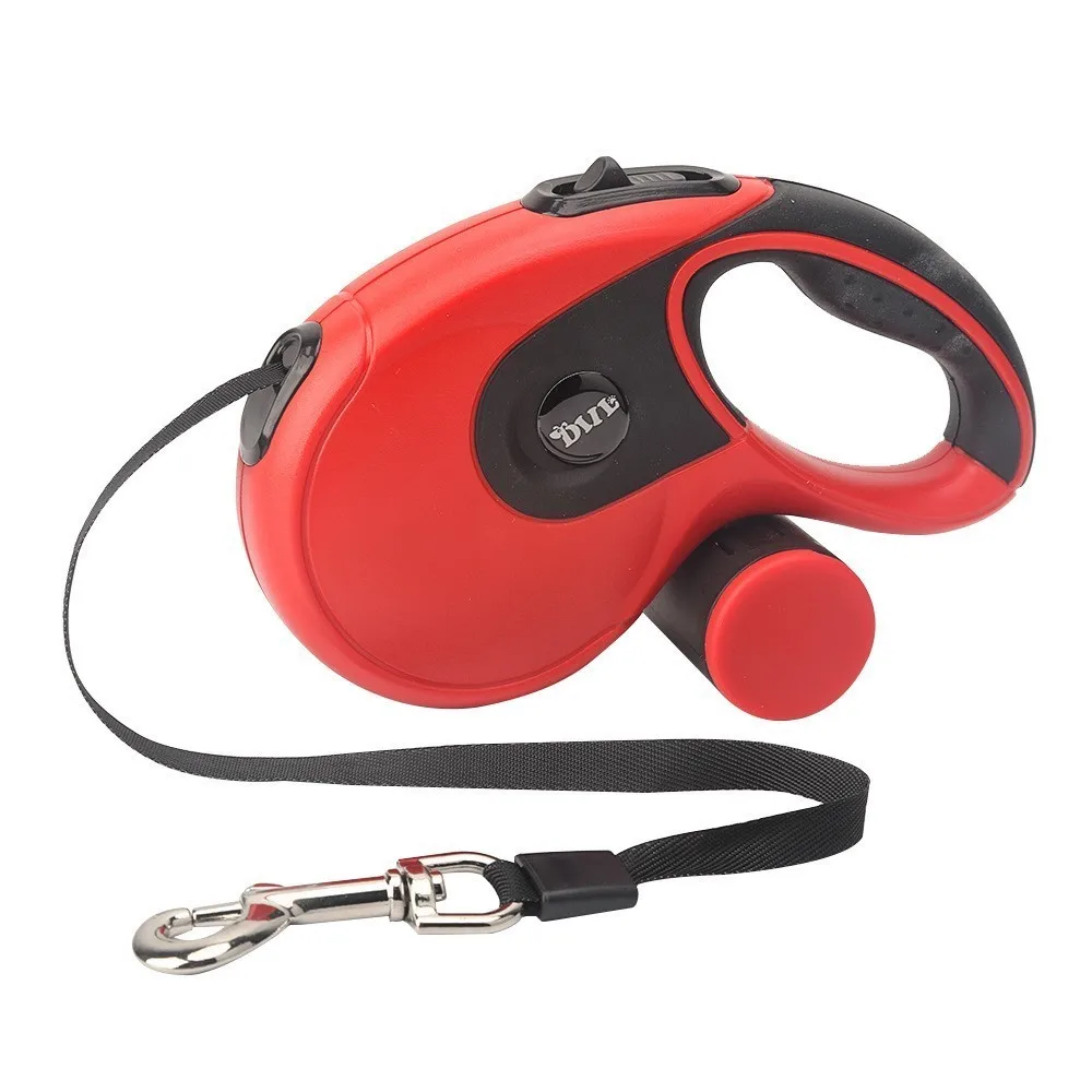 Red Dog Cat Leash 5 м/8 м Премиум Прочный рулетка для Большой пес питомец поводки автоматический выдвижной поводок для средних и больших собак прогулочная Тяговая веревка - Цвет: Red Dog Cat Leash