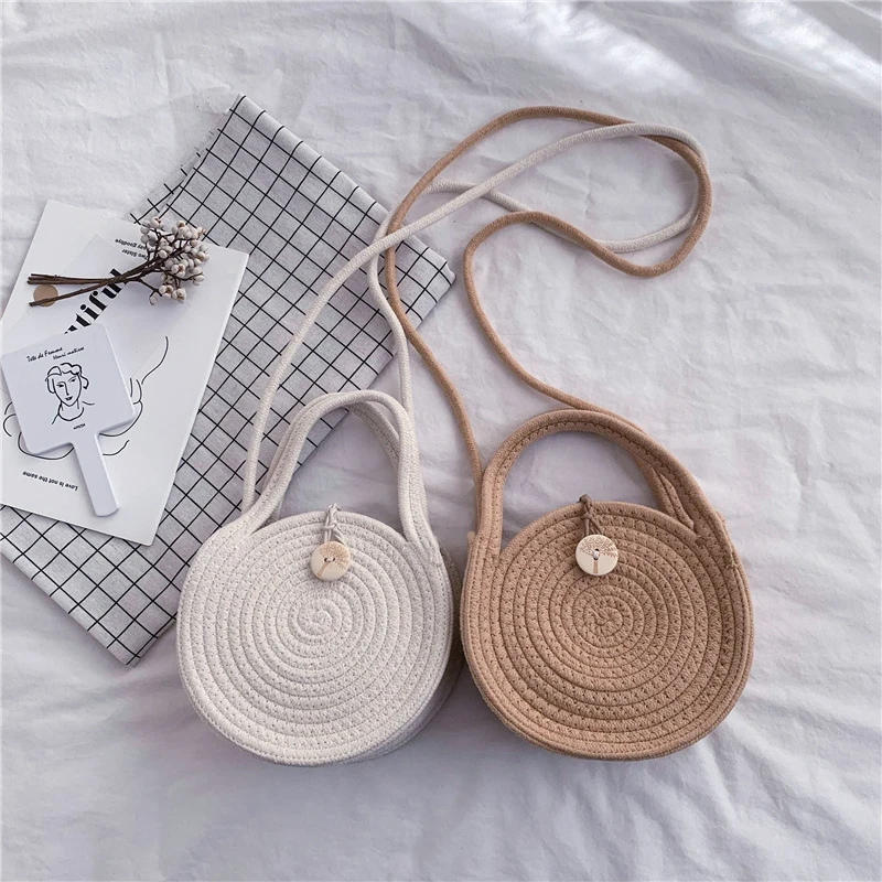 

Straw Weaving Shoulder Bags for Women 2021 Girls Handbags Female Shoppers Wallets Casual Beach Holiday Cute Crossbody Totes Bags