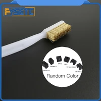 3d printer cleaner tool copper wire toothbrush copper brush handle for nozzle block hotend cleaning hot bed cleaning parts