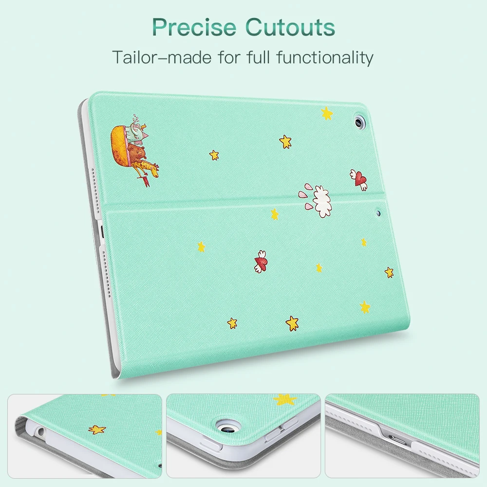 ESR iPad чехол для Air 4 2020/iPad 8th/iPad 9 7 ''/iPro 10 5''/Mini Mini/Air/7th Gen мультфильм Стенд
