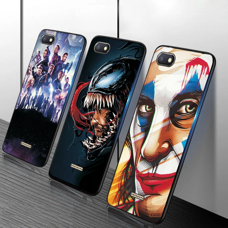 Чехол для Xiaomi Redmi 6A чехол Hero Marvel чехол для телефона для Xiaomi Redmi 4A 5A 6A 7A 8A черный ТПУ чехол для Redmi 4X5 6 7 8 чехол s