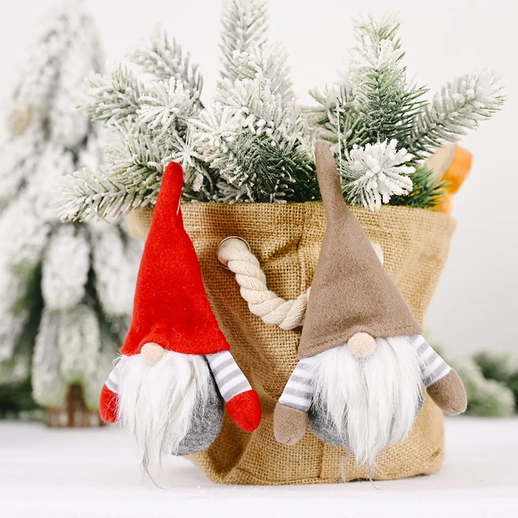 Кукла без лица рождественские украшения для дома новогодняя елка подвесное