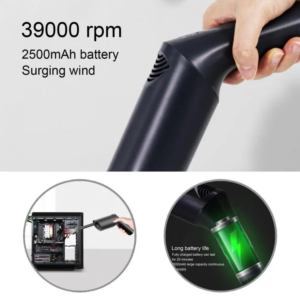 

Portable Convenient Strong Wind Keyboard Dust Blower Compact Air Blower Handheld for Computer