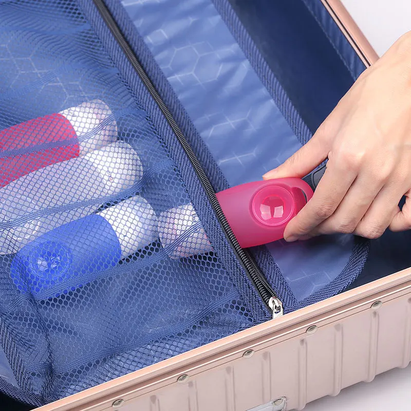 Портативный силиконовый многоразовая бутылка пустые путешествия упаковочный