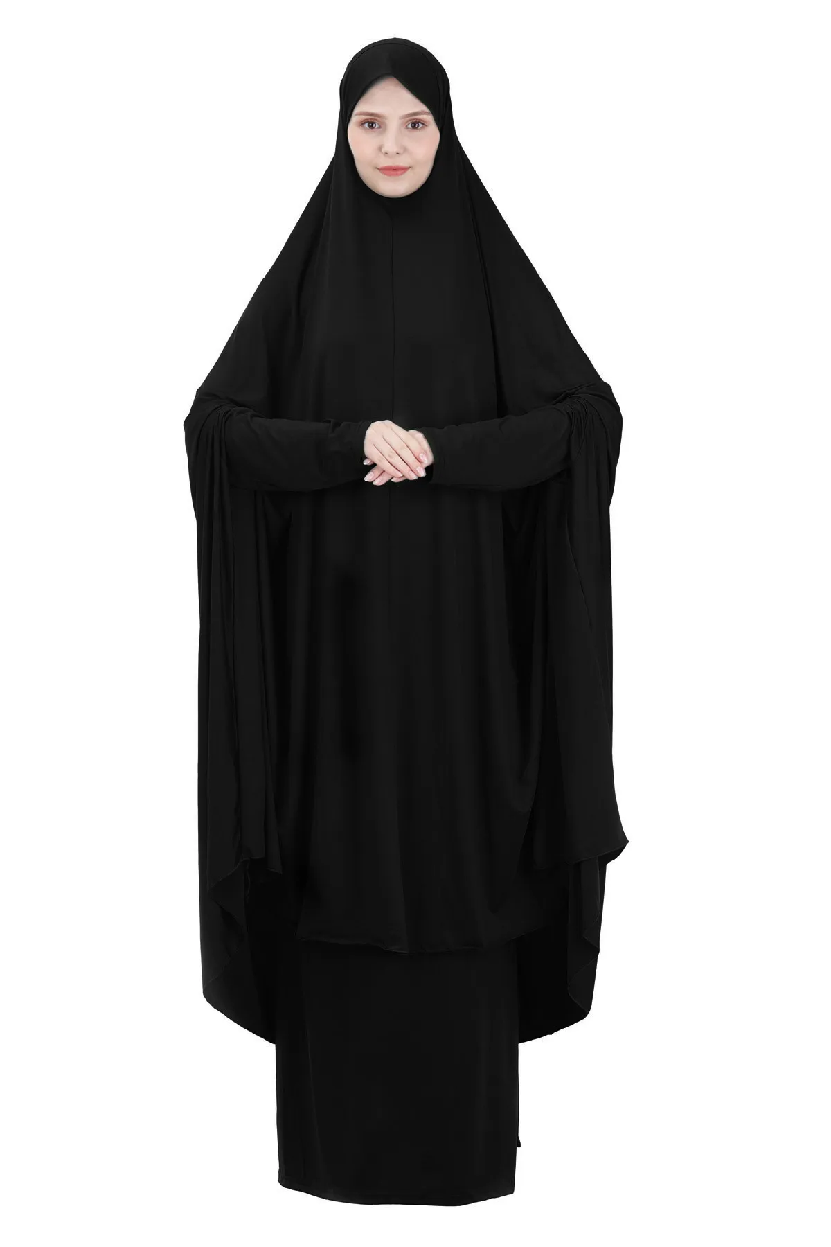 3 шт. мусульманский халат юбка вуаль Burka Niqab молитвенный набор мусульманская абайя