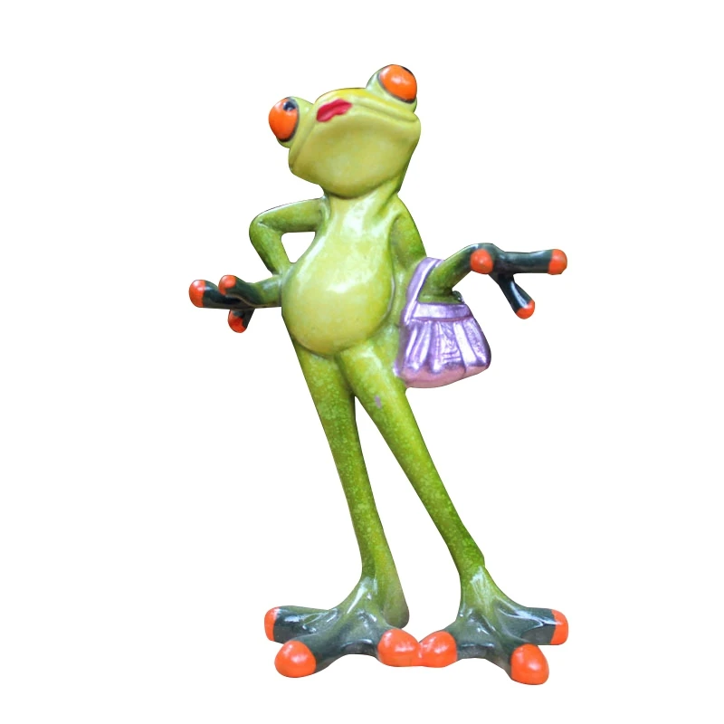Украшение для дома Новая фигурка лягушки сексуальная Современная смола домашняя
