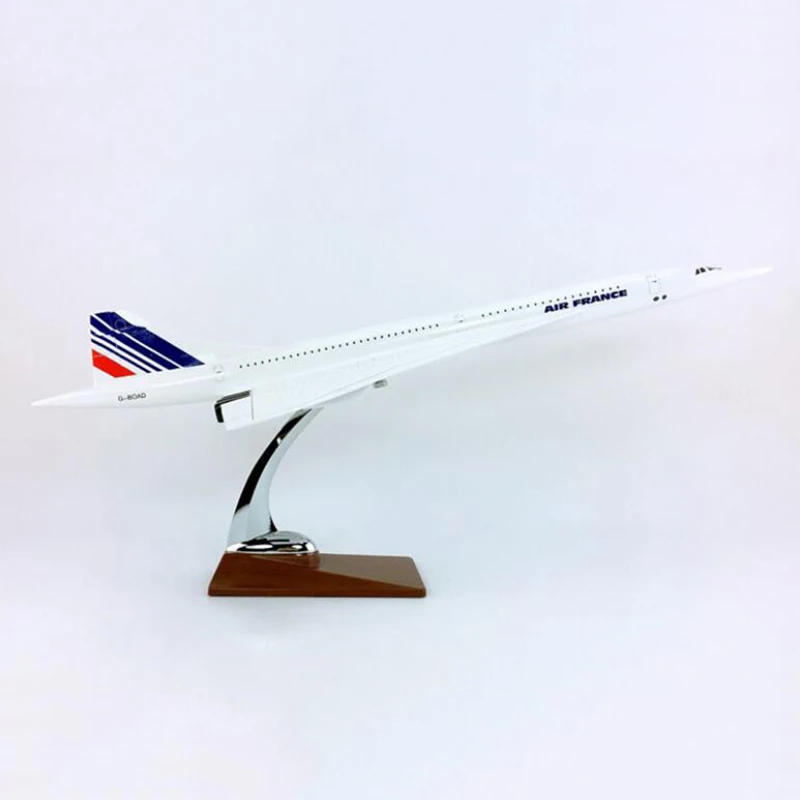 47 см 1/124 масштаб самолет Concorde Air Франция Air Force один пассажирский самолет модель пластиковая Смола самолет для сбора шоу