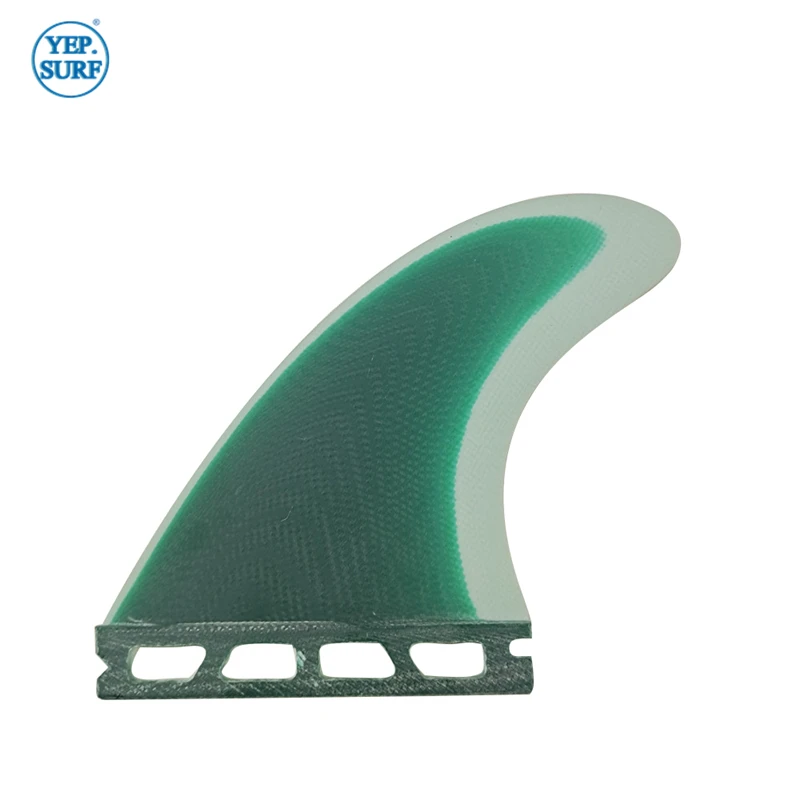 Доска для серфинга Стекловолоконные ласты зеленого цвета одинарные M образные в