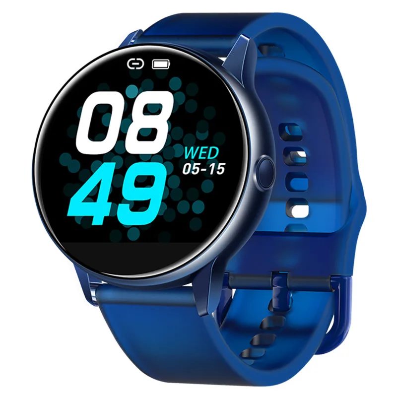blue Letike женские часы C009 AI модные часы Smart watch ips изогнутый цветной экран полный экран сенсорный Водонепроницаемый плавательный Фитнес трекер - Цвет: blue