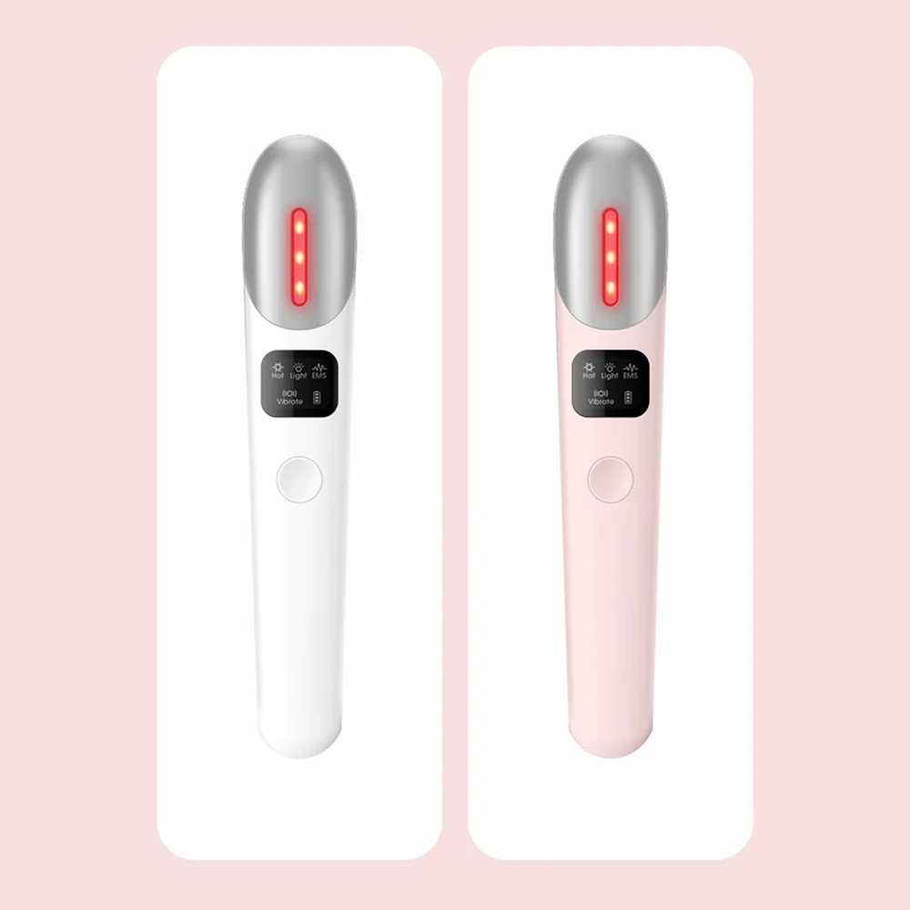 

1PC Eye Massager Device Electric Anti-Aging Anti-Wrinkle Eye Massage Machine Eye Care Tool (White)
