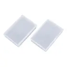 2 шт., прозрачная пластиковая коробка для хранения игральных карт