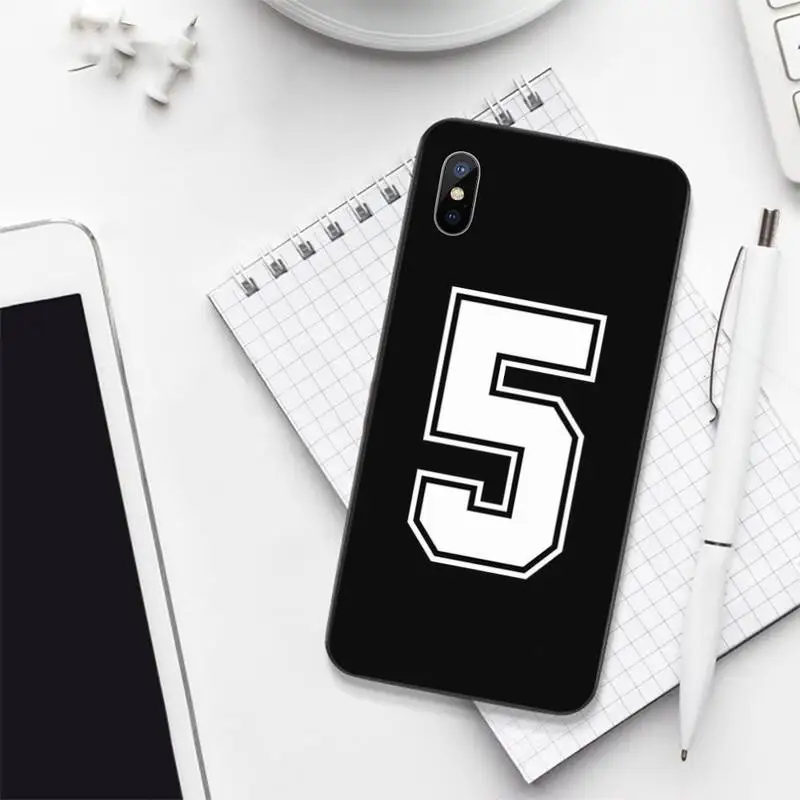 

Football Lucky number Phone Case for iPhone 11 12 pro XS MAX 8 7 6 6S Plus X 5S SE 2020 mini