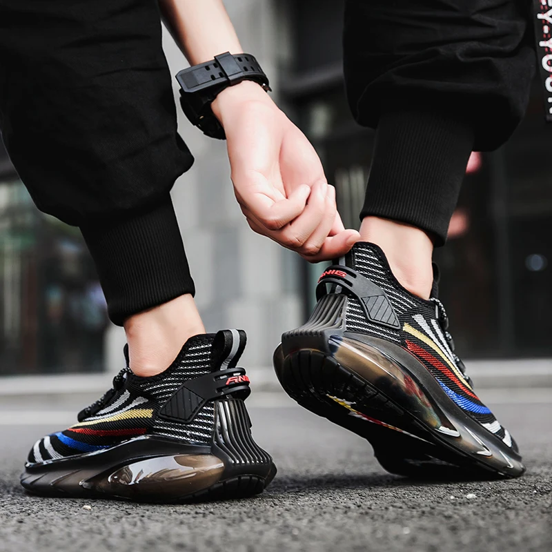 

2020 Sneakers Shoes Men Sneakers New Mesh Men Casual Lac-up Sneakers Men Running Sports Shoes Breathable Walking Fashion Zapatos