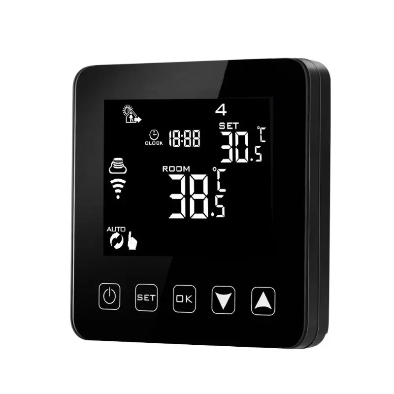 WiFi Programmable Thermostat Echo Alexa Voice Control Electric Floor Heating Room Temperature 16A 100-240V | Обустройство дома
