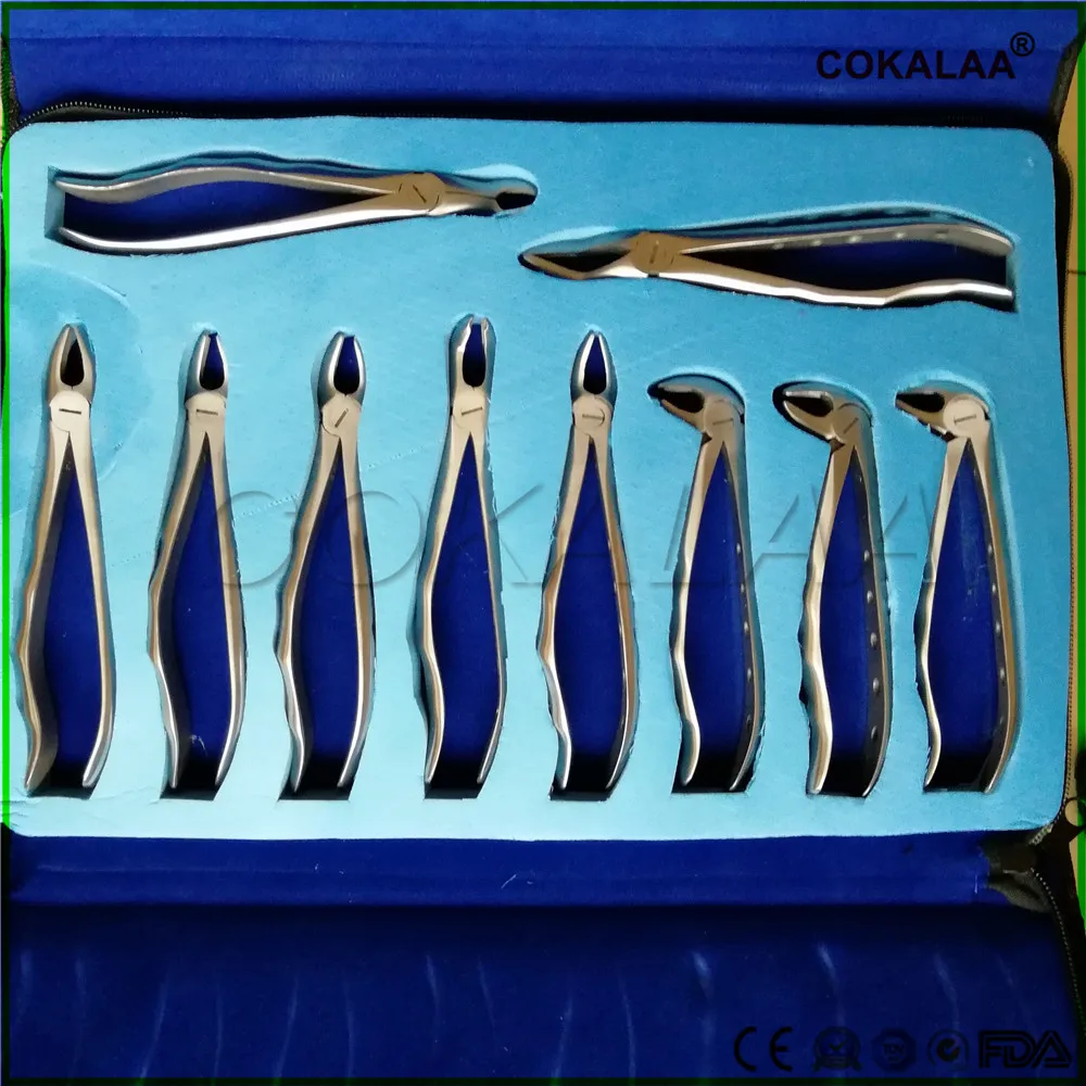 10 шт./компл. высококачественные зубные плоскогубцы Dentagra набор стоматологических