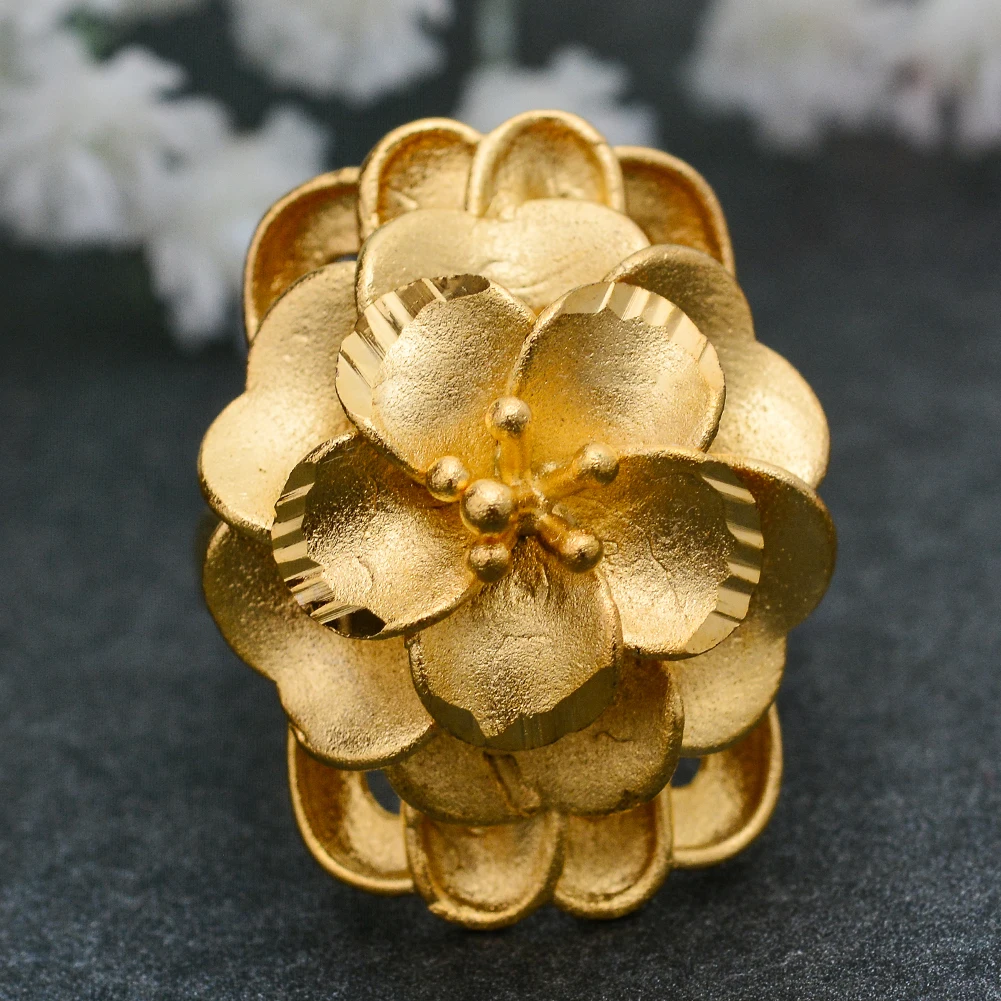 Wando свадебные кольца свободного размера золотого цвета с эффектом потертости