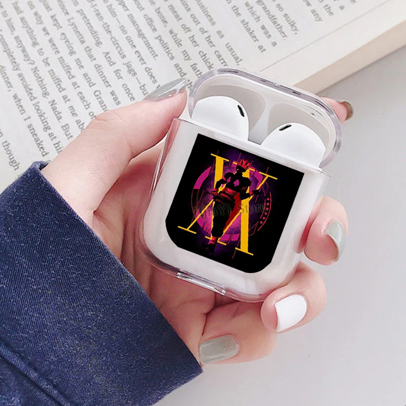 

Hunter X Hunter Hisoka Мягкий чехол из ТПУ для Apple AirPods 2 прозрачных отделения наушники чехол для переноски 1 принципиально Капа