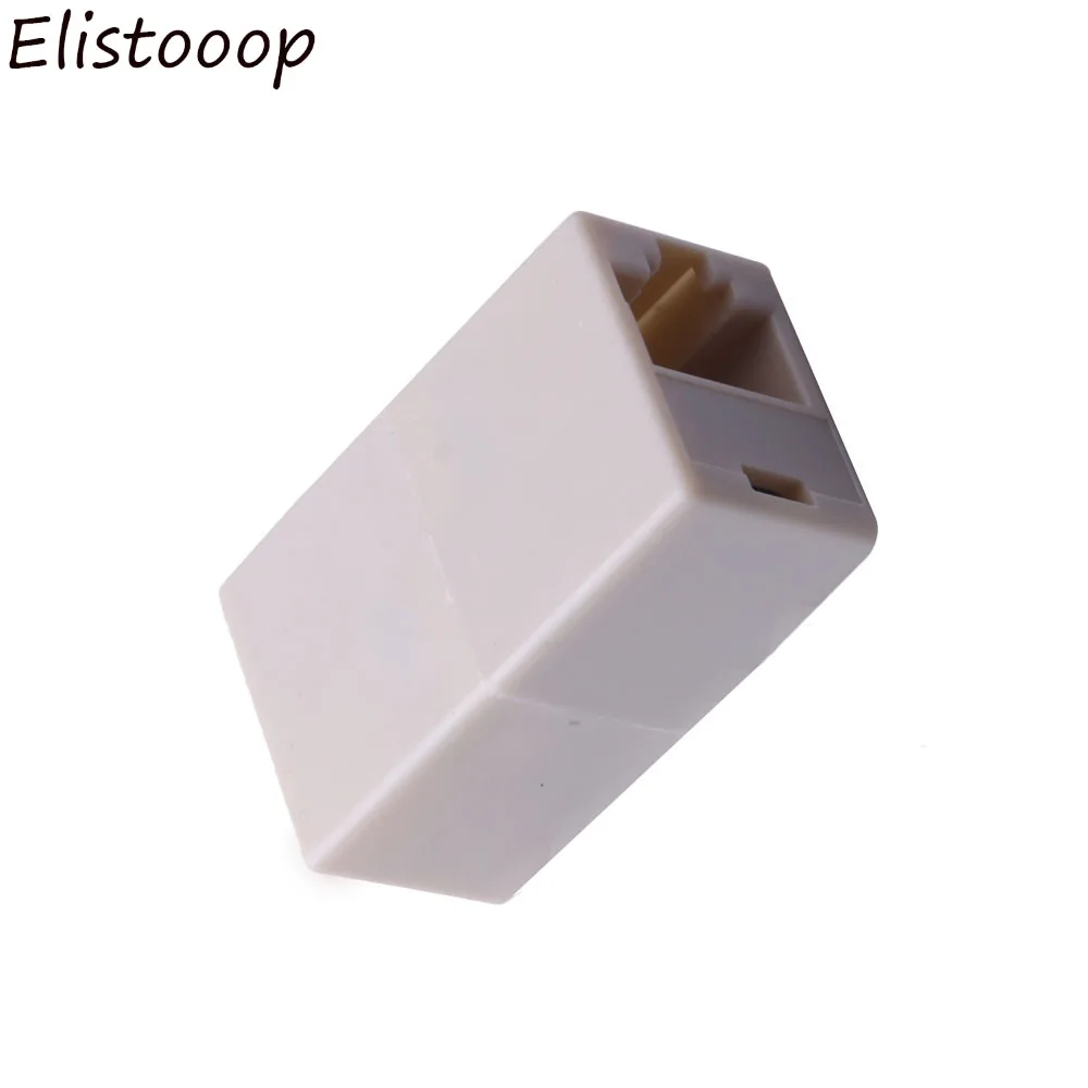 10 шт. соединитель RJ45 Ethernet двойная прямая головка Lan кабель Столярный CAT 5 5E 6 6a 7