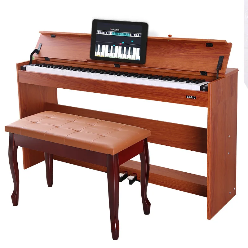 

Домашнее электронное пианино с молотком для 88 ключей, интеллектуальное Цифровое Электрическое стальное испытание и обучение новичкам