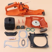 fuel tank rear handle recoil starter muffler gasket cap kit fit husqvarna 362 365 371 372 chainsaw chain saws spare parts
