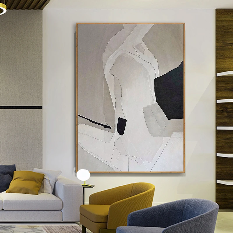 Большая оригинальная абстрактная картина маслом 100% ручная роспись холст