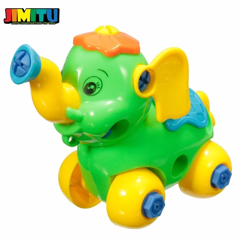 JIMITU Disassembly Assembly Nut Building Toy Kit Develop Learning Fun Intelligence Kids Educational with Clamp&ampScrewdriver | Игрушки и