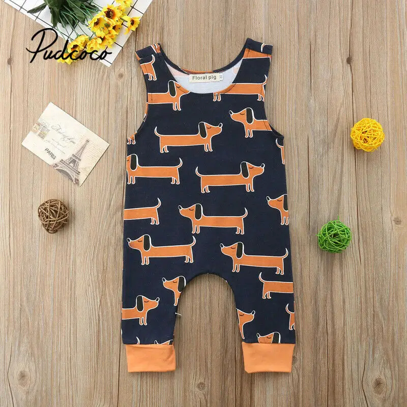 Pudcoco/2020 г. весенне летние комбинезоны для малышей от 0 до 24 месяцев новый детский