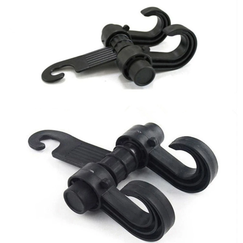 

2pcs Car Seat Hook Headrest Hanger Seat Back Storage Hook Hanger Bag Holder Universal Multifunction Hook For Car