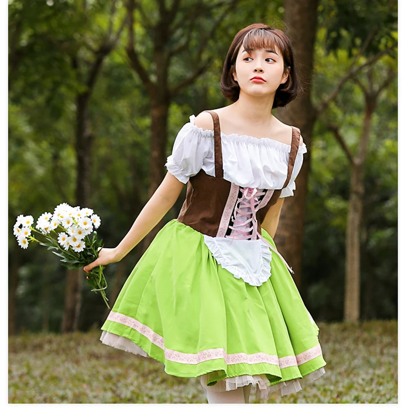 2021 костюм для немецкого фестиваля Октоберфест трава поставками экологичных