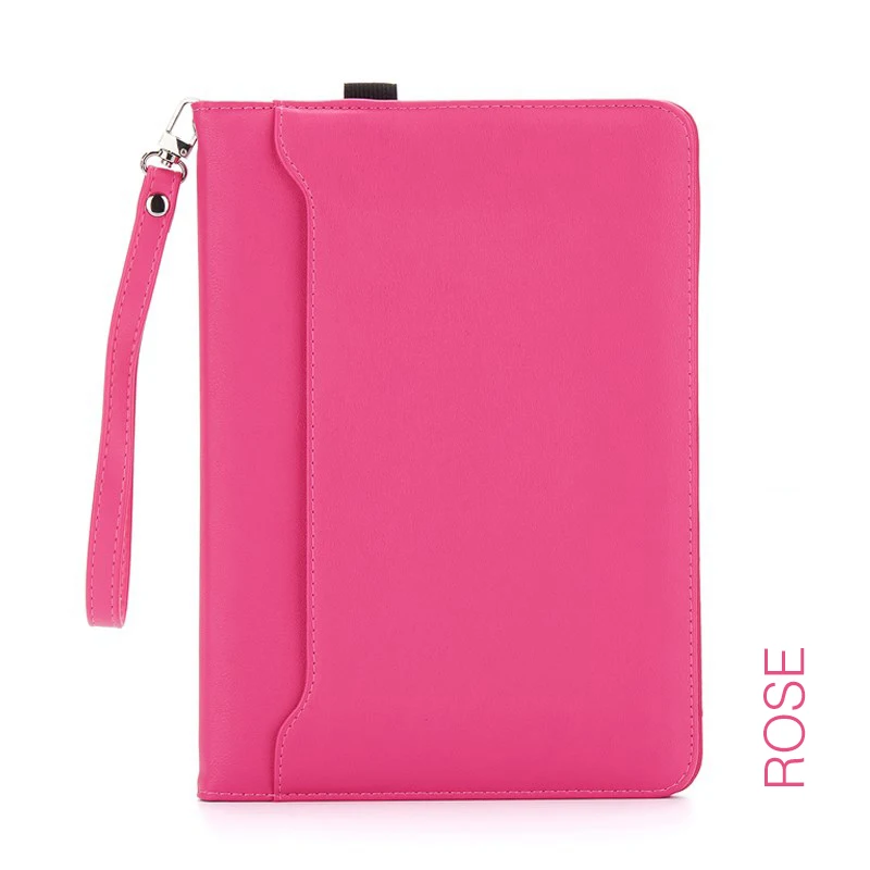 Rose Просыпающимся Смарт Sleep Чехол для ipad 9,7 из искусственной кожи откидная задняя крышка-подставка для ipad 9,7 дюймов Обложка для ipad Air - Цвет: Rose