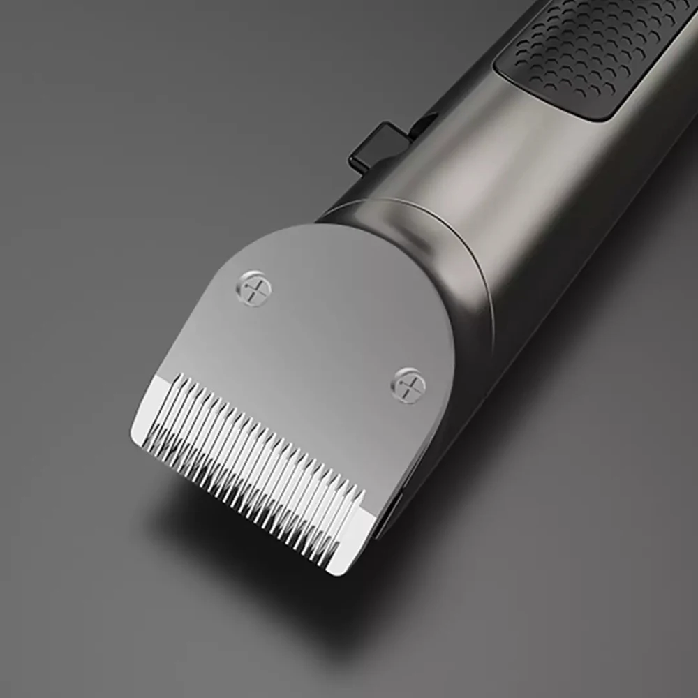 

Hair Clipper Professional Electric Trimmer With LED Screen Washable Rechargeable Men Strong Power Steel Cutter Head