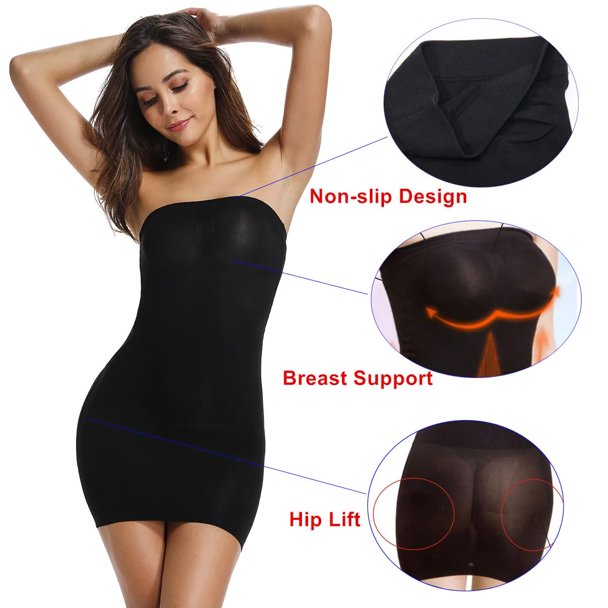 Женское платье с открытыми плечами сексуальное облегающее без рукавов бесшовное