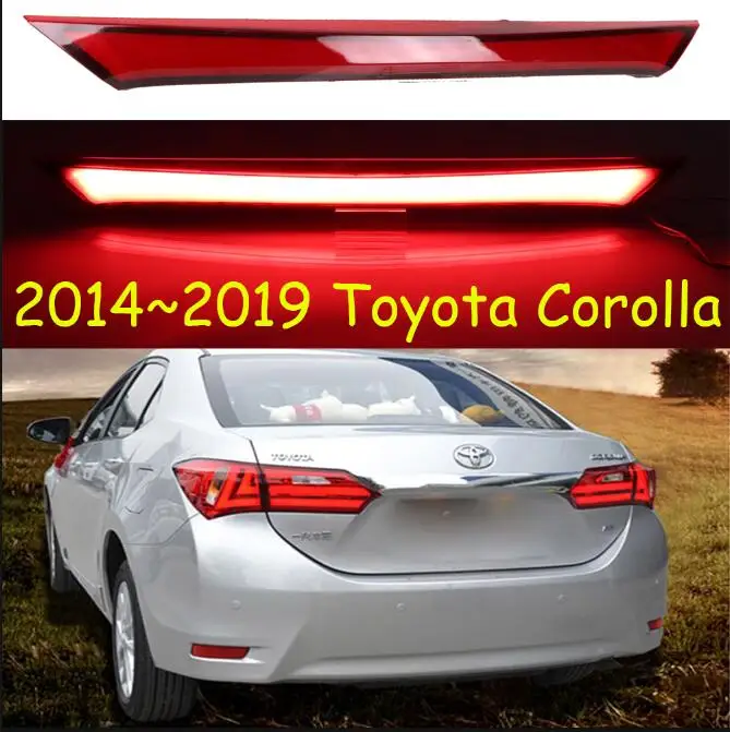 1 шт.~ 2019y Автомобильный задний светильник bupmer для Toyota Corolla, задний светильник altis, светодиодный тормозной фонарь, автомобильные аксессуары, задний светильник taillamp Corolla - Цвет: Model2 style