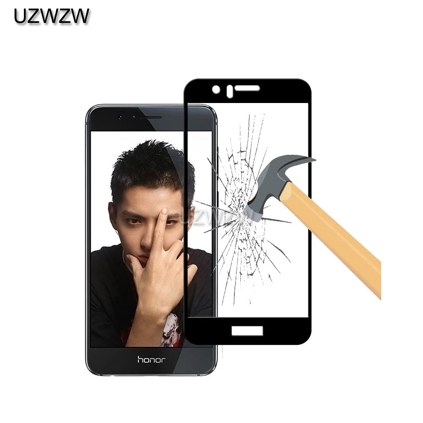 2 шт закаленное стекло для huawei Honor 8 Полное Покрытие 2.5D Защитная пленка для экрана закаленное стекло для huawei Honor 8