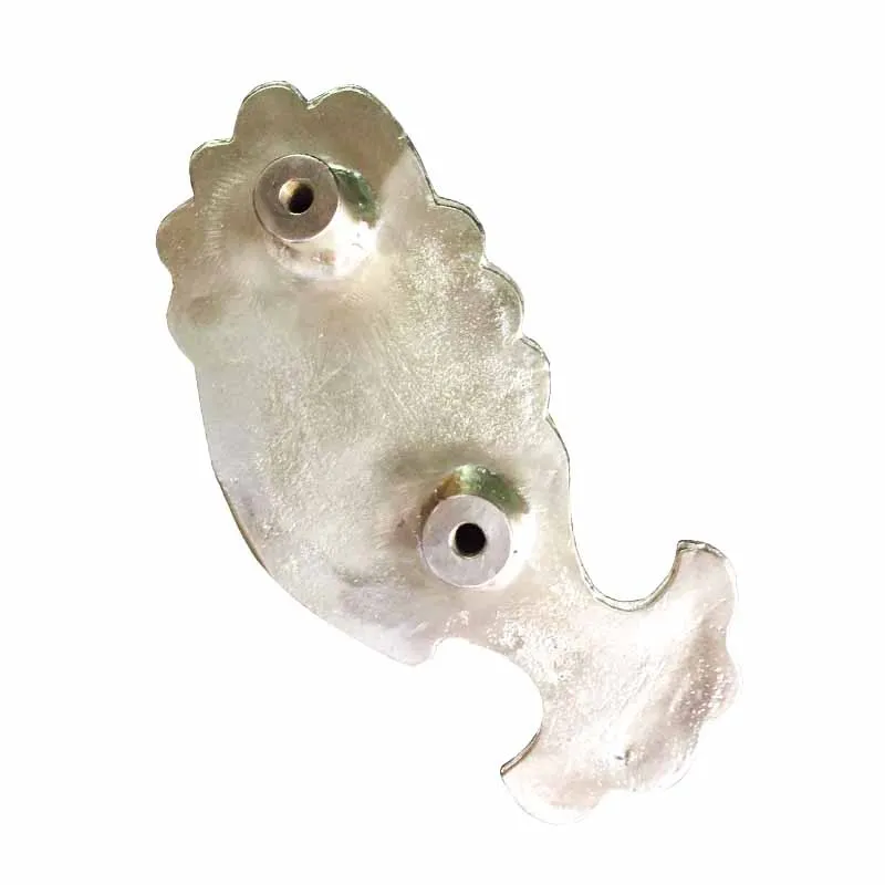 1 пара (2 шт.) латунные ручки для раздвижных дверей с большими рыбками/деревянные