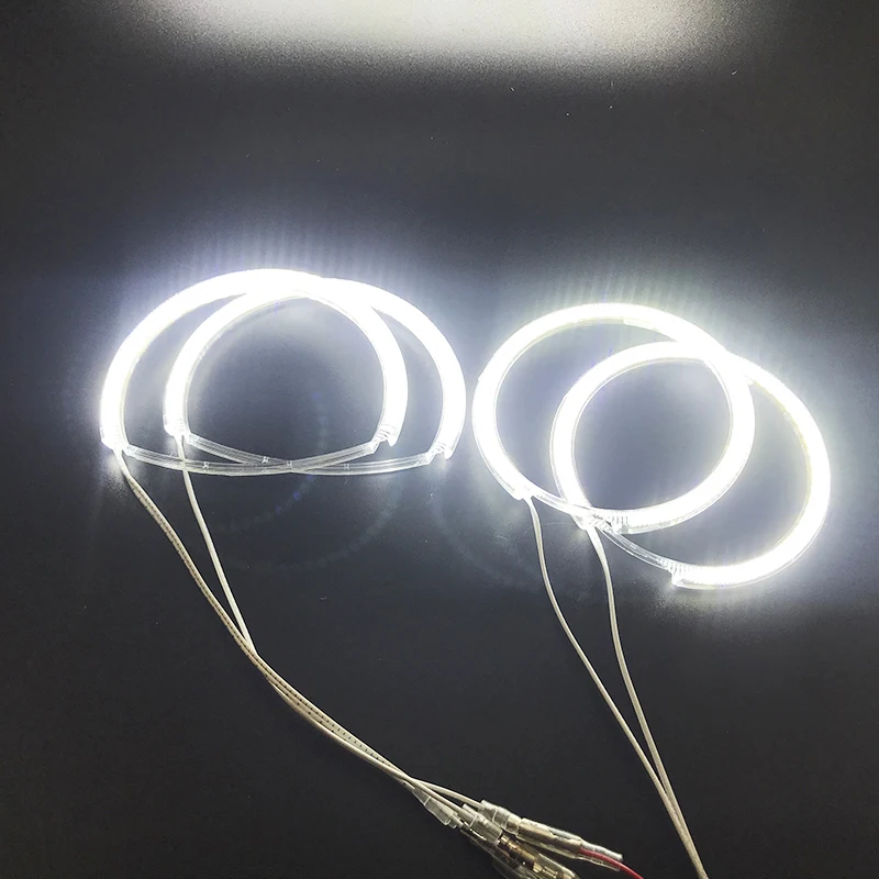 Ультра яркие красные/зеленые/Белый светодиодный глаза ангела halo Кольцо Комплект
