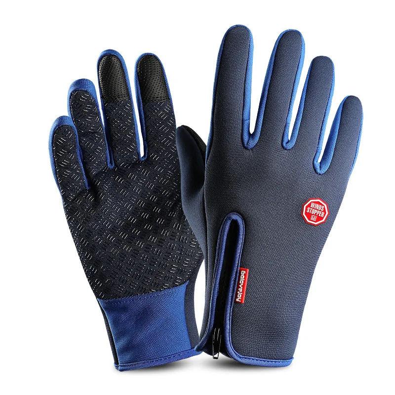 Спортивные перчатки теплые зимние велосипедные ветрозащитные мужские и женские