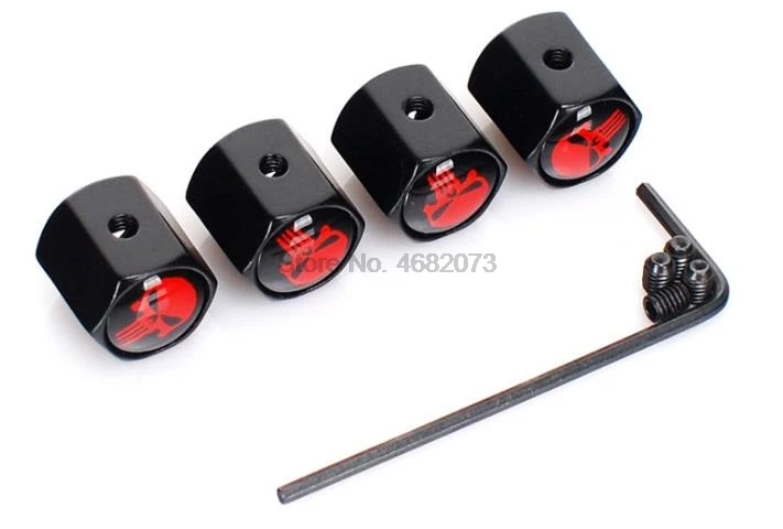 От DHL или Fedex 200 комплекты стайлинга автомобилей металлический Призрака с черепом