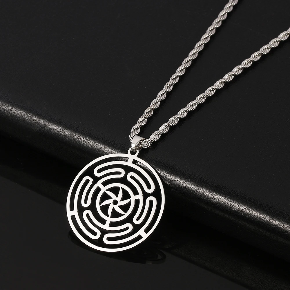 Полые кулоны hekate из нержавеющей стали подвеска на колесиках ожерелье Strophalos Hecate