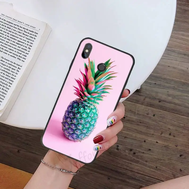 

Pineapple colorful fruit Phone Case For Xiaomi Redmi 7 9t 9se k20 mi8 max3 lite 9 note 8 9s 10 pro Soft Silicone Shell