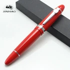 JINHAO 159 высококачественные перьевые ручки 18KGP перьевая ручка со средним наконечником Бесплатный офис без футляра для ручек