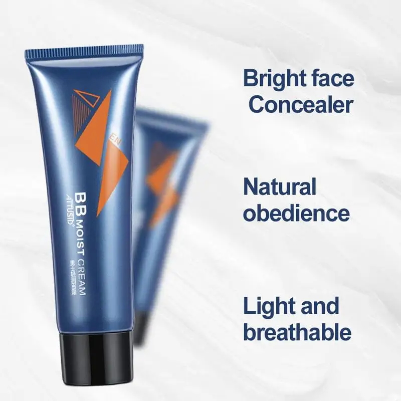 Мужской BB крем натуральное отбеливание консилер для лица жидкий телесный основа