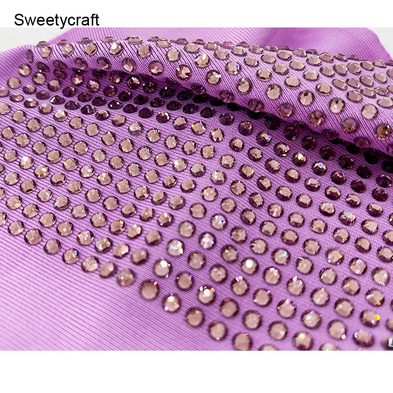 На заказ модные сексуальные блестящие стразы ткань с кристаллами для